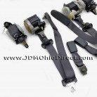 JDM DC5 Integra Type R Black Seatbelt Set 